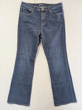 Gap Denim Boot Cut Jeans Women's 12/31R Blue Stretch High Rise